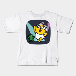 KakaoTalk Friends Muzi & Con (Dancing) Kids T-Shirt